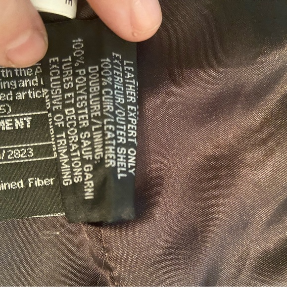 Bod & Christensen Long Black Leather Jacket - Picture 11 of 11